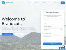 Tablet Screenshot of brandcats.com